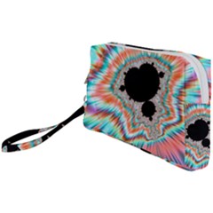 Fractal Abstract Background Wristlet Pouch Bag (small) by Wegoenart