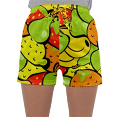 Fruit Food Wallpaper Sleepwear Shorts by Dutashop