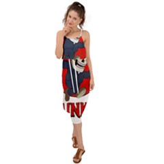 Halloween Waist Tie Cover Up Chiffon Dress by Sparkle
