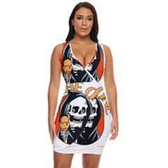 Halloween Draped Bodycon Dress by Sparkle