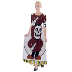 Halloween Half Sleeves Maxi Dress by Sparkle