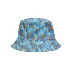 Angry Baby Chicken Illustration Random Pattern Bucket Hat (kids) by dflcprintsclothing