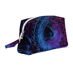 Symmetry Awesome 3d Digital Art Graphic Pattern Vortex Wristlet Pouch Bag (medium) by danenraven