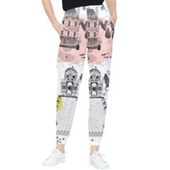 The Park  Pattern Design Tapered Pants by Wegoenart