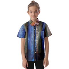 Vintage Collection Book Kids  Short Sleeve Shirt by Jancukart