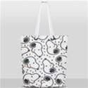 Dog Pattern Full Print Rope Handle Tote (Small) View1