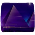 Egyptian-pyramids-night-landscape-cartoon Back Support Cushion View1