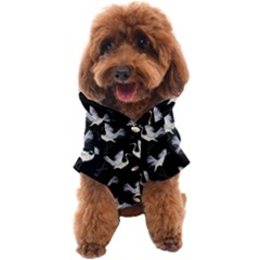 Crane-pattern Dog Coat by Jancukart