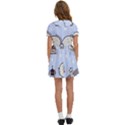 Seamless Pattern With Space Theme Kids  Sweet Collar Dress View4