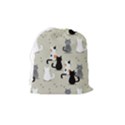 Cute-cat-seamless-pattern Drawstring Pouch (Medium) View2