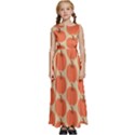 Cute Pumpkin Kids  Satin Sleeveless Maxi Dress View1