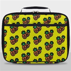 Yellow Background Pineapples Full Print Lunch Bag by ConteMonfrey