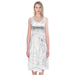 Little Boy Explorer Midi Sleeveless Dress by ConteMonfrey