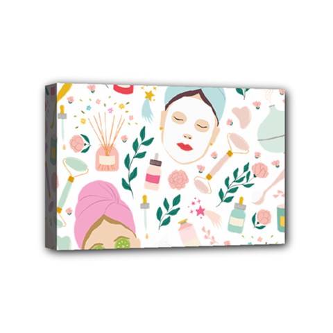 Skincare Night Mini Canvas 6  X 4  (stretched) by ConteMonfrey