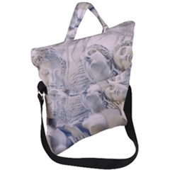 Three Graces Collage Artwork Fold Over Handle Tote Bag by dflcprintsclothing