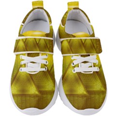 Hieroglyphic Egypt Egyptian Kids  Velcro Strap Shoes by Ravend