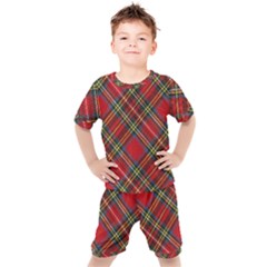 Diagonal Vintage Wool Sweater  Kids  Tee And Shorts Set by ConteMonfrey