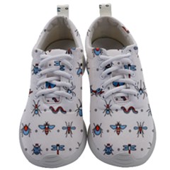 Insect Icon Seamless Pattern Mens Athletic Shoes by Wegoenart