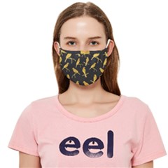 Background-with-golden-birds Cloth Face Mask (adult) by Wegoenart