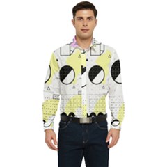 Graphic-design-geometric-background Men s Long Sleeve  Shirt by Wegoenart