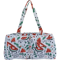 Seamless-vector-pattern-with-watermelons-mint Multi Function Bag by Wegoenart