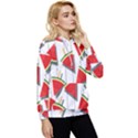 Watermelon Popsicle   Women s Lightweight Drawstring Hoodie View3