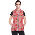 Red Watermelon Popsicle Women s Puffer Vest View1