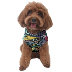 Cartoon-cute-doodles-hand-drawn-auto-service-seamless-pattern Dog Sweater by Wegoenart