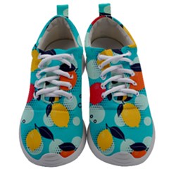 Pop Art Style Citrus Seamless Pattern Mens Athletic Shoes by Wegoenart