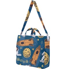 Missile Pattern Square Shoulder Tote Bag by Wegoenart