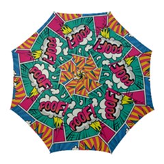 Comic Colorful Seamless Pattern Golf Umbrellas by Wegoenart