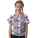 Lovely Cactus With Flower Kids  Cut Out Flutter Sleeves View1