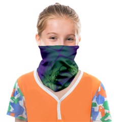 Abstract Fractal Art Pattern Face Covering Bandana (kids) by Ravend