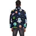 Space And Astronomy Decorative Symbols Seamless Pattern Vector Illustration Men s Puffer Bubble Jacket Coat View4
