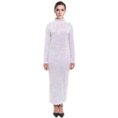 Computer Cyber Circuitry Circuits Electronic Turtleneck Maxi Dress by Jancukart