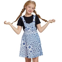 Drop Water Background Macro Splash Rain Drink Kids  Apron Dress by Wegoenart