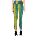 Line Rope Fiber Close Up Multicoloured Background Pocket Leggings  View1