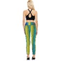 Line Rope Fiber Close Up Multicoloured Background Pocket Leggings  View2