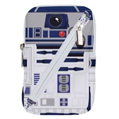 Robot R2d2 R2 D2 Pattern Belt Pouch Bag (small) by Jancukart