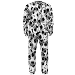 Eyes Drawing Motif Random Pattern Onepiece Jumpsuit (men) by dflcprintsclothing