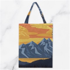 Illustration Landscape Nature Classic Tote Bag by Wegoenart
