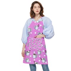 Coffee Chocolate Milk Drink Hot Pocket Apron by Wegoenart