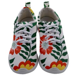 Painting Flower Leaves Forest Mens Athletic Shoes by Wegoenart