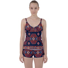 Armenian Carpet Tie Front Two Piece Tankini by Gohar