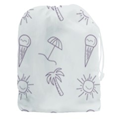 Doodles - Beach Time! Drawstring Pouch (3xl) by ConteMonfrey