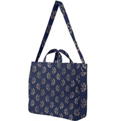Gold Mermaids Silhouettes Square Shoulder Tote Bag by ConteMonfrey