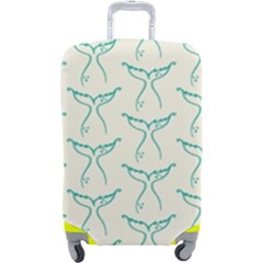 Blue Mermaid Tail Clean Luggage Cover (large) by ConteMonfrey