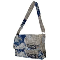Wave Sea Ocean Splash Water Surf Foam Movement Full Print Messenger Bag (l) by Wegoenart