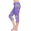 Flowers Petals Bouquet Stem Floral Pattern Capri Leggings  View3