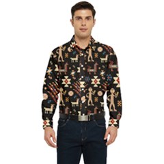 Carpet-symbols Men s Long Sleeve  Shirt by Gohar